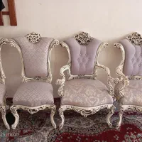 مبل سلطنتی ۹ نفره با ۳ عدد میز جلو مبلی