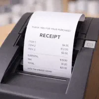 رول حرارتی 8 سانت(رول دستگاه پوز فیش پرینتر - ATM)