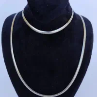 نیم ست زنانه ماری(گردنبند و دستبند) رنگ ثابت