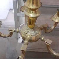 لوستر ۵ شاخه طلایی رنگ