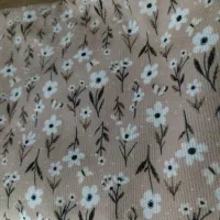 پارچه مخمل کبریتی طرح دار