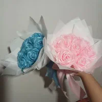 گل رز روبانی، بهترین هدیه برای هر مناسبتی|گل مصنوعی|گلبهار, شهر جدید گلبهار|دیوار