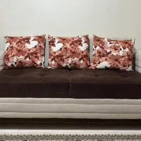 مبل راحتی، 7 نفره با گل میز در حد نو،10 تومان