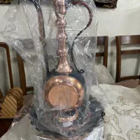 آفتابه لگن مسی سیاه قلم(نو)