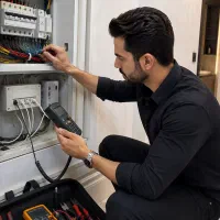 عیبیابی برق وتلفن فوری/اتصالی برقکار برق کار برقکش