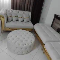 مبل سفید راحتی