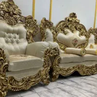 مبل سلطنتی/ست کامل/درجه کیفیA+/ارسال رایگان|مبلمان خانگی و میز عسلی|خمینی‌شهر, |دیوار