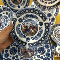 سرویس پذیرایی و غذا خوری شش نفره لیلی|ظروف سرو و پذیرایی|تهران, اختیاریه|دیوار