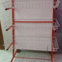 قفسه استند چیپس پفک وذغال و نون