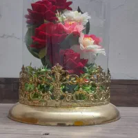 باکس گل وگلدان کریستالی وتمساح دکوری|گل مصنوعی|قم, شهرک توانیر|دیوار