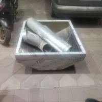 هود استیل با لوله ها1متردر 1متر