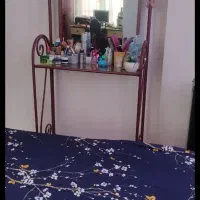 تخت دونفره و میز آرایش فرفوژه|تخت و سرویس خواب|کرمانشاه, |دیوار