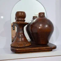 ظروف و اکسسوری طرح چوب بسیار شیک