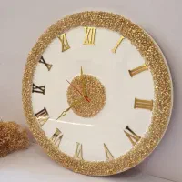 ساعت دیواری رزینی و زیبا،تخفیف به مناسبت شب یلدا