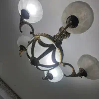 فروش لوستر زیبا  طرح برنزه