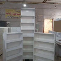 قفسه دیواری و زمینی|کتابخانه، شلف، قفسه‌های دیواری|قم, شهرک فاطمیه|دیوار
