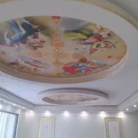 نقاشی ساختمان و کاغذ دیواری