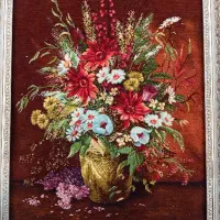 تابلو فرش دستباف تمام برجسته