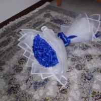 دسته گل رز ربانی|گل مصنوعی|رباط‌کریم, آدران|دیوار