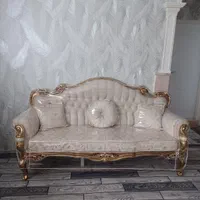 مبل سلطنتی و میز ناهارخوری چوب طبیعی|مبلمان خانگی و میز عسلی|سهند, |دیوار