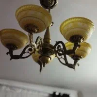 لوستر۵شاخه شیک|لوستر و چراغ آویز|سمنان, |دیوار