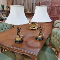 جفت آباژور برنز|چراغ خواب و آباژور|تهران, کامرانیه|دیوار