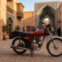 موتور سیکلت مدل ۹۰پلاک ملی بیمه دارد