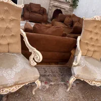 سرویس مبل هفت نفره با میز ناهار خوری هشت نفره|مبلمان خانگی و میز عسلی|تهران, زرگنده|دیوار