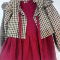 سرفان کد دخترنه زرشکی مخمل جنس خوب