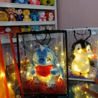 کادو ولنتاین انواع عروسک خارجی باکس و.لبوبو خرس