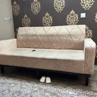 مبل هفت نفره با هدیه  میز تاشو به دلیل مهاجرت