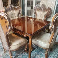 ناهار خوری ۴ نفره چوب راش