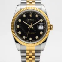 ساعت مچی رولکس ست زنانه مردانه مشکی طلایی