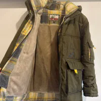 کاپشن کلاهدار گرم زمستانه ضد آب