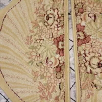 دوعدد پادری نیم دایره.  فرش ماشینی