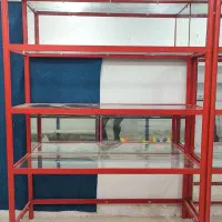 دو عدد ویترین ایستاده بزرگ