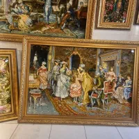 تابلو فرش دستبافت همایون فر عمداه وتکی بدون واسطه