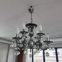 لوستر کریستالی ۴ شاخه جفت