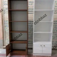 کتابخانه قفسه ۵طبقه مدل کمددارچوب باز