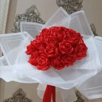انواع سفارشات دسته گل روبانی