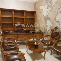 میز کلاسیک کوین مدیریت نیم ست کوین اداری صندلی|دفتر کار|کرج, برغان|دیوار