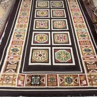 گلیم فرش تازه از قالیشویی اومده