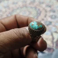 انگشتر طلا روس مردانه باسنگ اصل