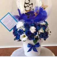 باکس گل نوزادی کریر تولد هدیه سوپرایز تاج گل ارایی|گل مصنوعی|اصفهان, عطار نیشابوری|دیوار