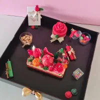 باکس چوبی و سینی شب یلدا سایز بزرگ