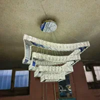 لوستر مربع چهارتایی گوشه خم