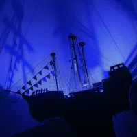 ماکت کشتی چوبی گالئون