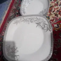 بشقاب چینی چاقو چنگال