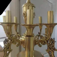 لوستر تمام برنج اصل سنگین.۸کیلو|لوستر و چراغ آویز|تهران, جوانمردان (اندیشه)|دیوار