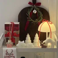 شمع های زمستانی و کریسمسی